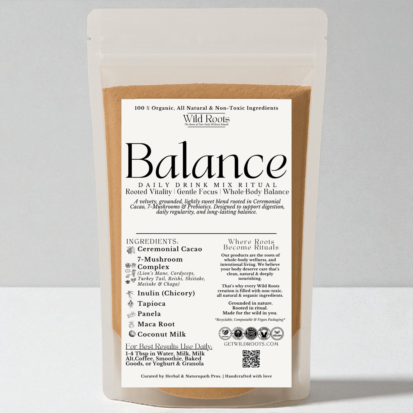BALANCE | 200g Nourishing Cacao Superfood Blend
