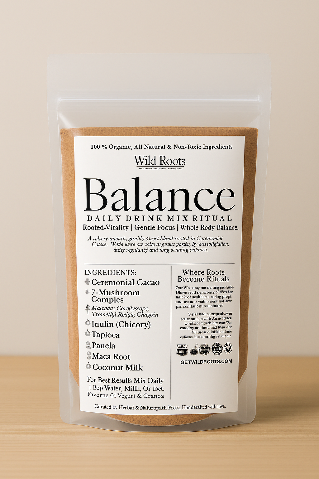 BALANCE | 200g Nourishing Cacao Superfood Blend